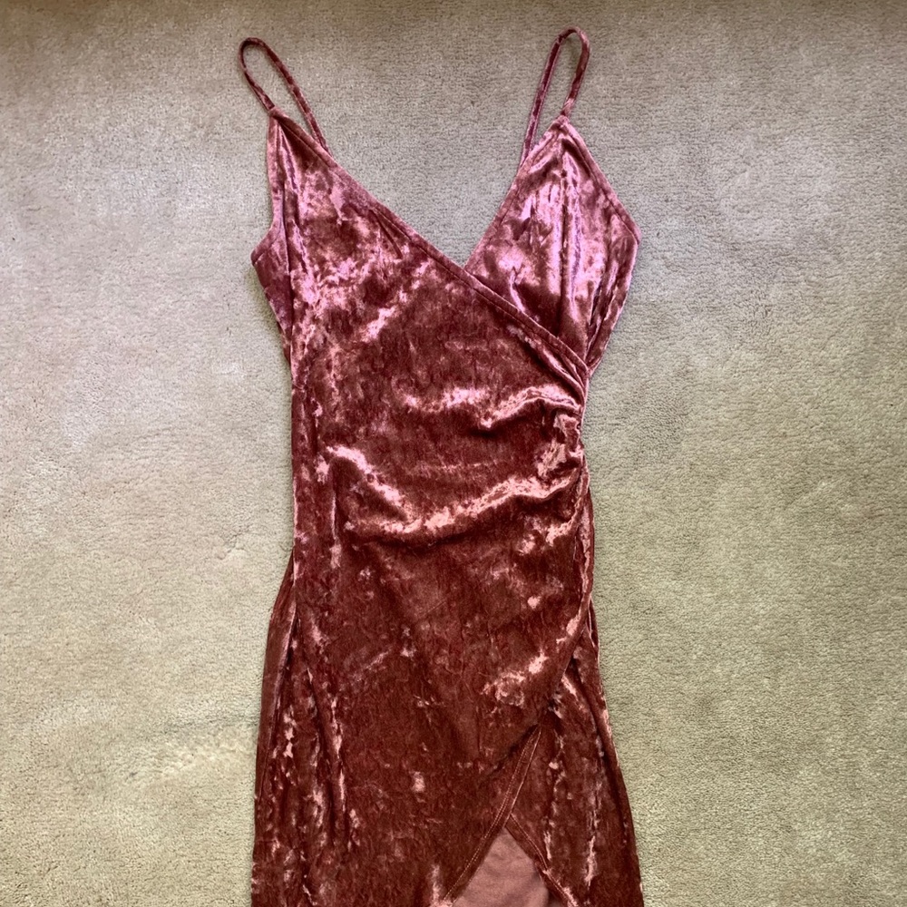 Charlotte Russe Crushed Velvet Dress